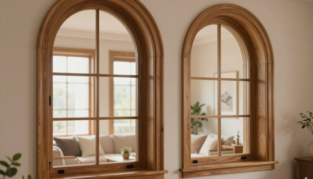 Bogenkonstruktionen und Fenster nach Maß
