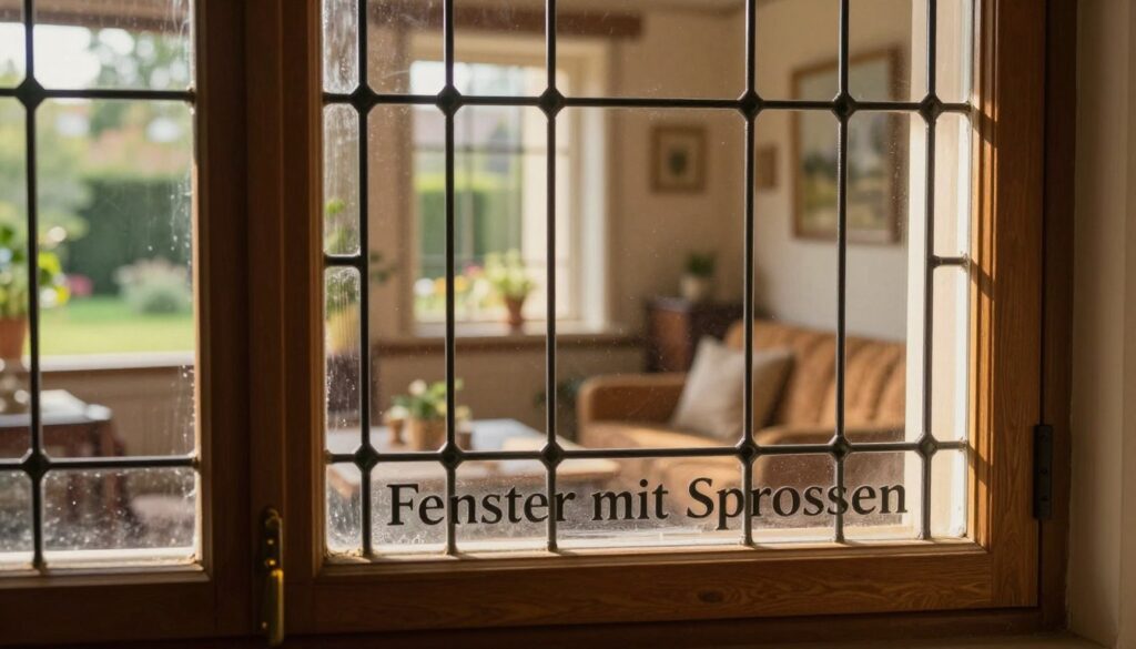 Fenster mit Sprossen