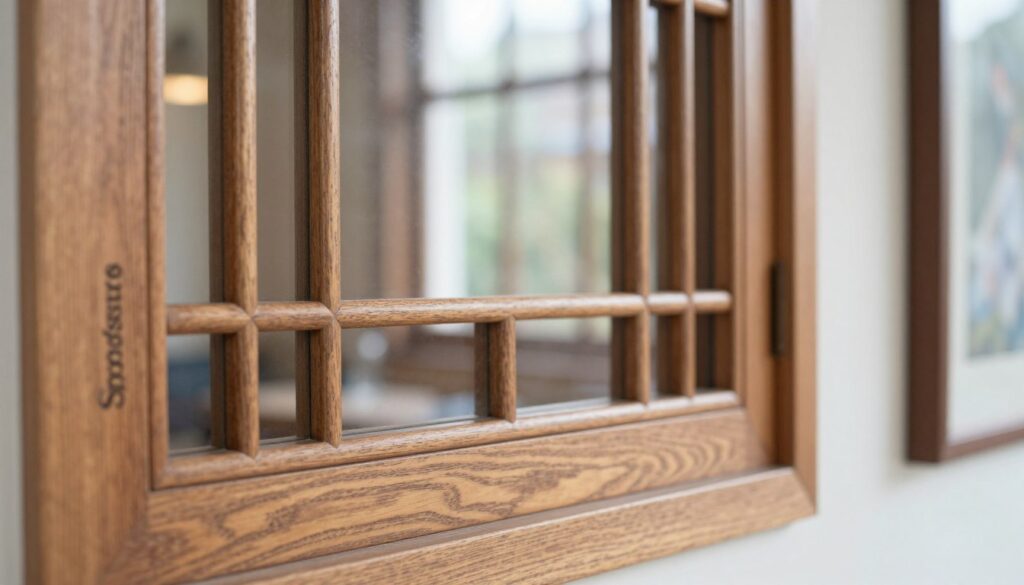 Fenster mit Sprossen
