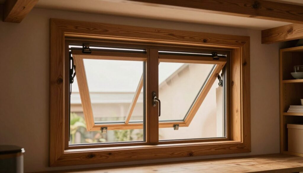 Kellerfenster mit Lüftung