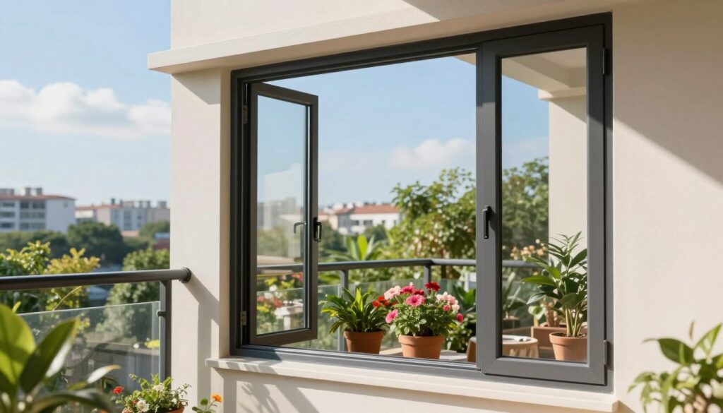 wetterfeste Balkonfenster