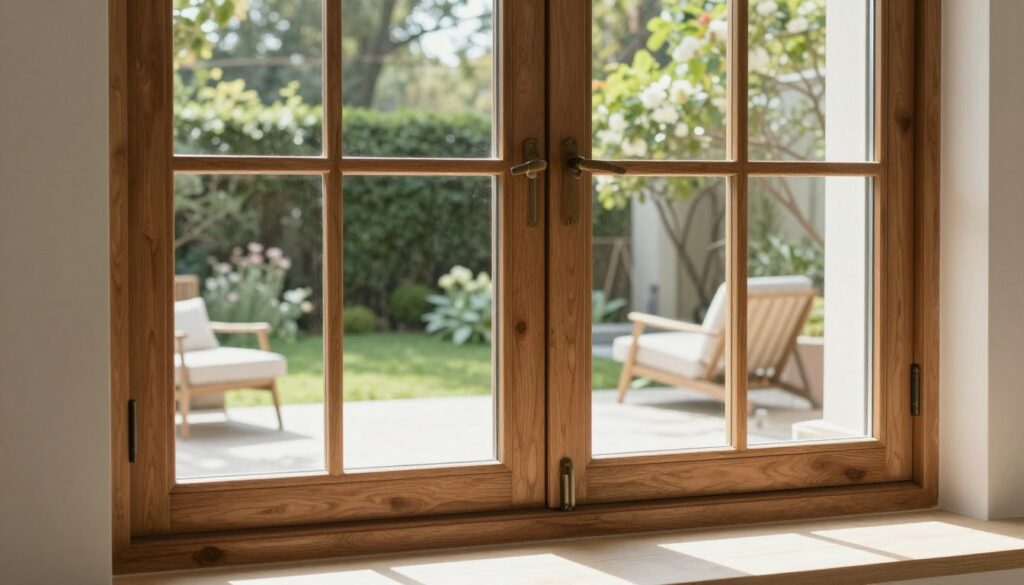 zweiflügelige Fenster
